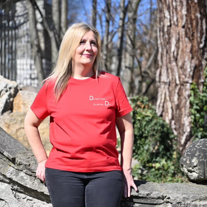Damen T-Shirt - Du bist Liebe. Ja genau...Du.