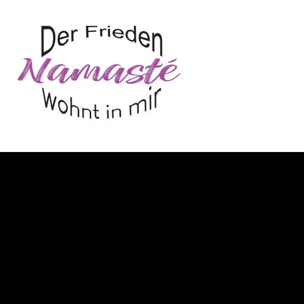Hoodie Herren "Der Frieden wohnt in mir, Namasté" – Bild 2