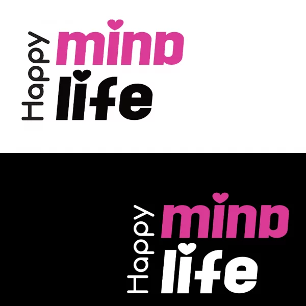 Hoodie Herren "Happy Mind, Happy Life" – Bild 2
