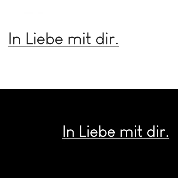 Unisex T-Shirt  "In Liebe mit dir." – Bild 6