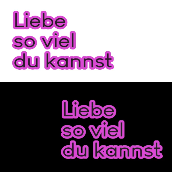 Unisex Sweatshirt  "Liebe so viel du kannst" – Bild 8