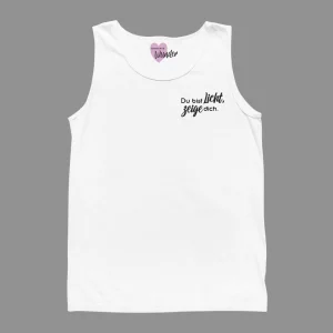 Damen Tank-Top Du bist Licht, zeige dich.