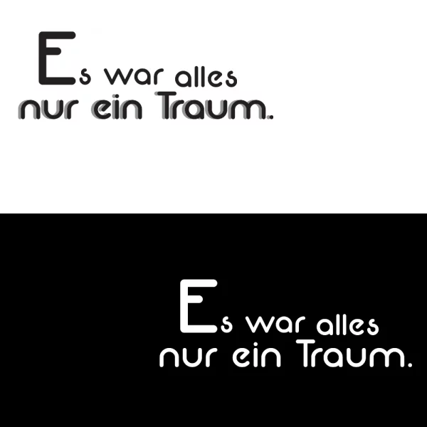 Unisex T-Shirt  "Es war alles nur ein Traum." – Bild 6