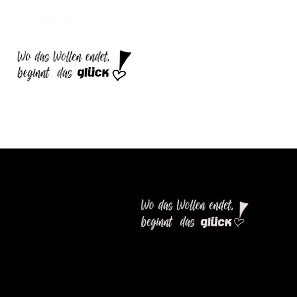 Hoodie Herren "Wo das Wollen endet, beginnt das Glück!" – Bild 2