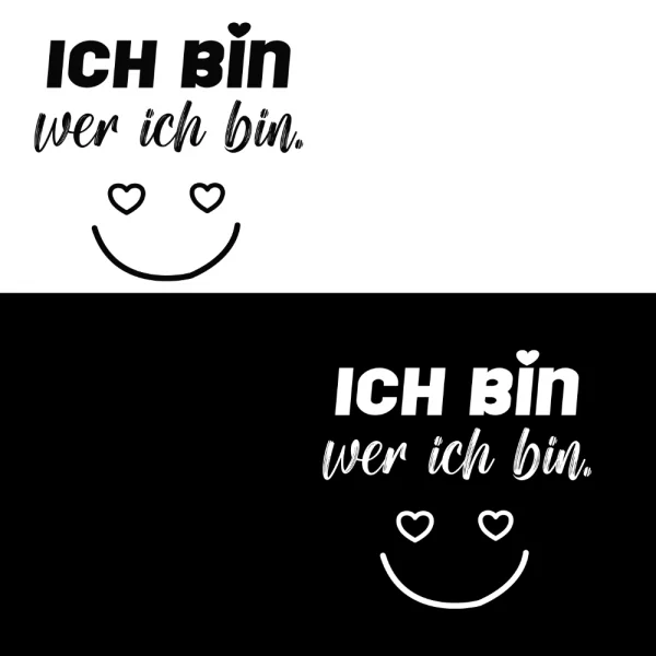 Unisex Sweatshirt  "Ich bin wer ich bin" – Bild 7