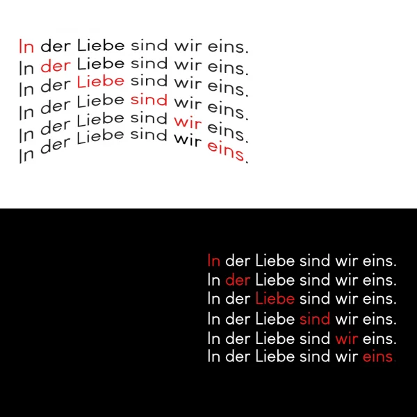 Hoodie Herren "In der Liebe sind wir eins." – Bild 2