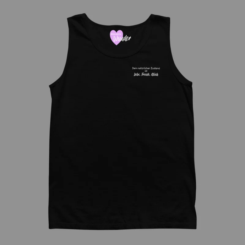Damen Top - Dein natürlicher Zustand ist Liebe, Freude, Glück