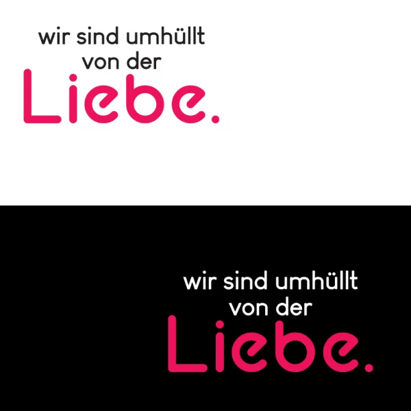 Unisex Sweatshirt  "Wir sind umhüllt von der Liebe." – Bild 7