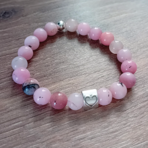 Armband Edelsteine "Kirschblütenjaspis 6mm"