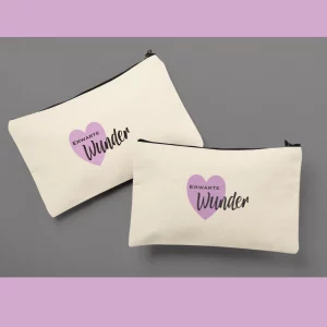 Kosmetiktasche Erwarte Wunder