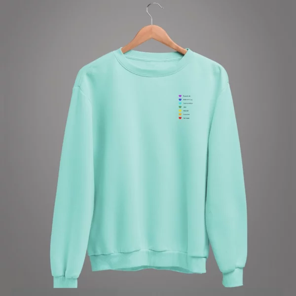 Unisex Sweatshirt  "Die 7 Chakren"