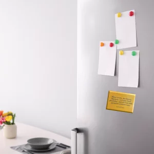 Kühlschrankmagnet  "Wenn ich Ihm, die Führung überlasse, wir mein Traum glücklicher, weil ich nichts mehr persönlich erreichen muss."