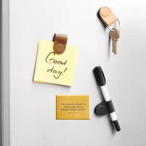 Kühlschrankmagnet  "Dein gesamtes Dasein ist das Resultat deiner mentalen Selbstgespräche"