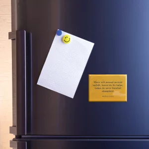 Magnet "Wenn sich jemand verrückt verhält, kannst du ihn heilen, indem du seine Ganzheit akzeptierst."