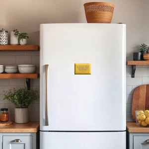 Kühlschrankmagnet  "Die Welt ist erlöst, wenn wir erlöst sind, denn sie ist nur eine Projektion unserer eigenen Gedanken."