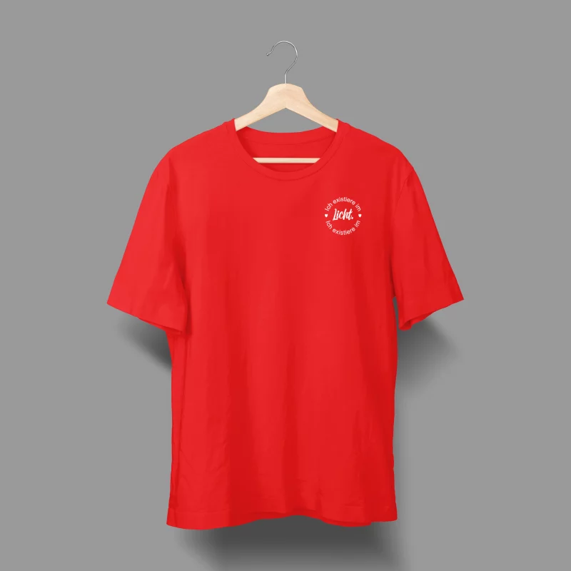 Damen T-Shirt - Ich existiere im Licht