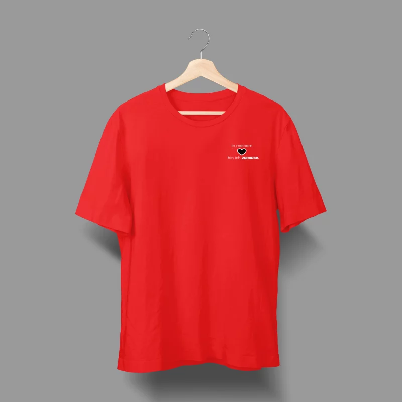 Damen T-Shirt - In meinem Herzen bin ich zuhause