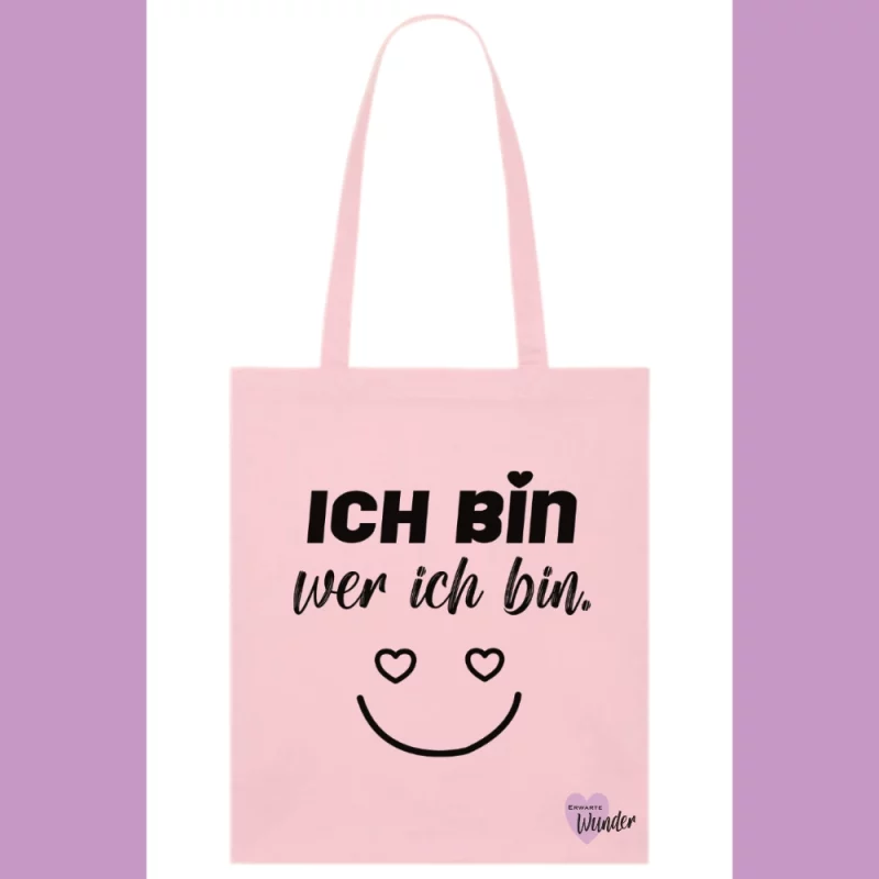 Baumwollstoffbeutel - Ich bin wer ich bin