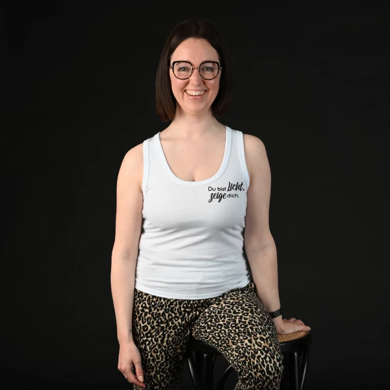 Damen Top - Du bist Licht, zeige dich.