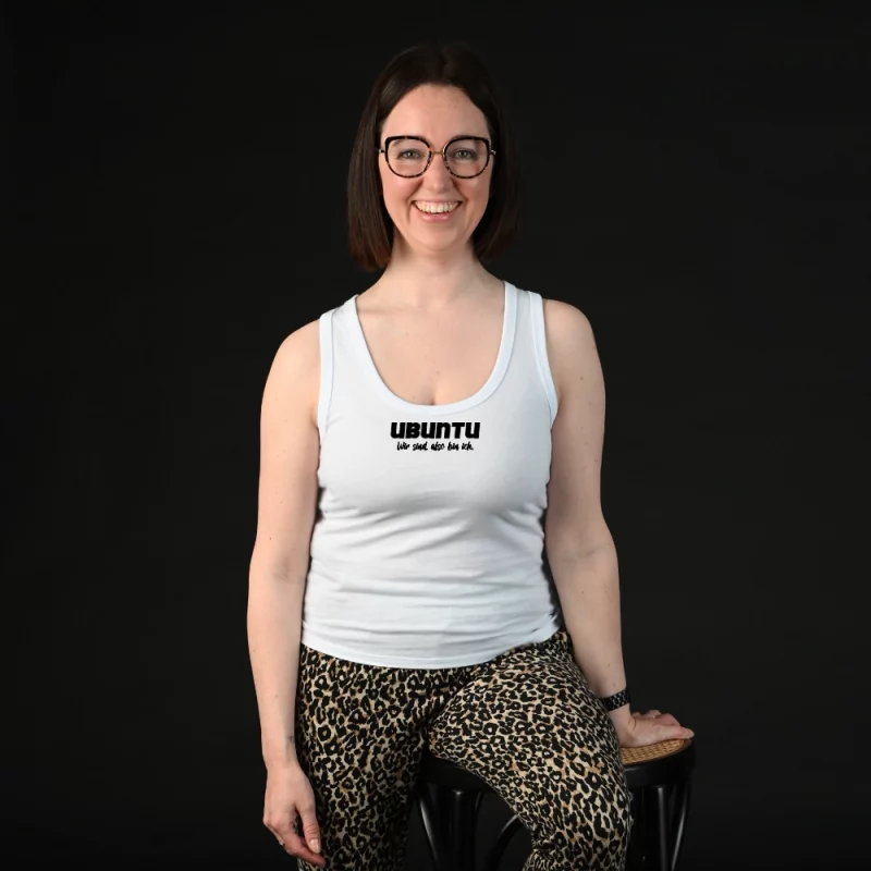 Damen Top - Ubuntu Wir sind, also bin ich.