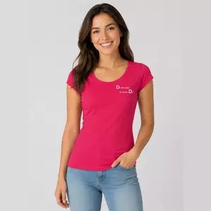 Damen T-Shirt Rundhals enger Schnitt (Silke-Style) - Du bist Liebe. Ja genau...Du.