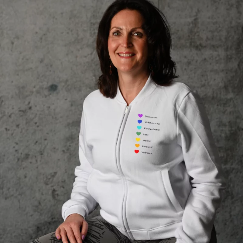 Damen Sweatjacke - Die 7 Chakren