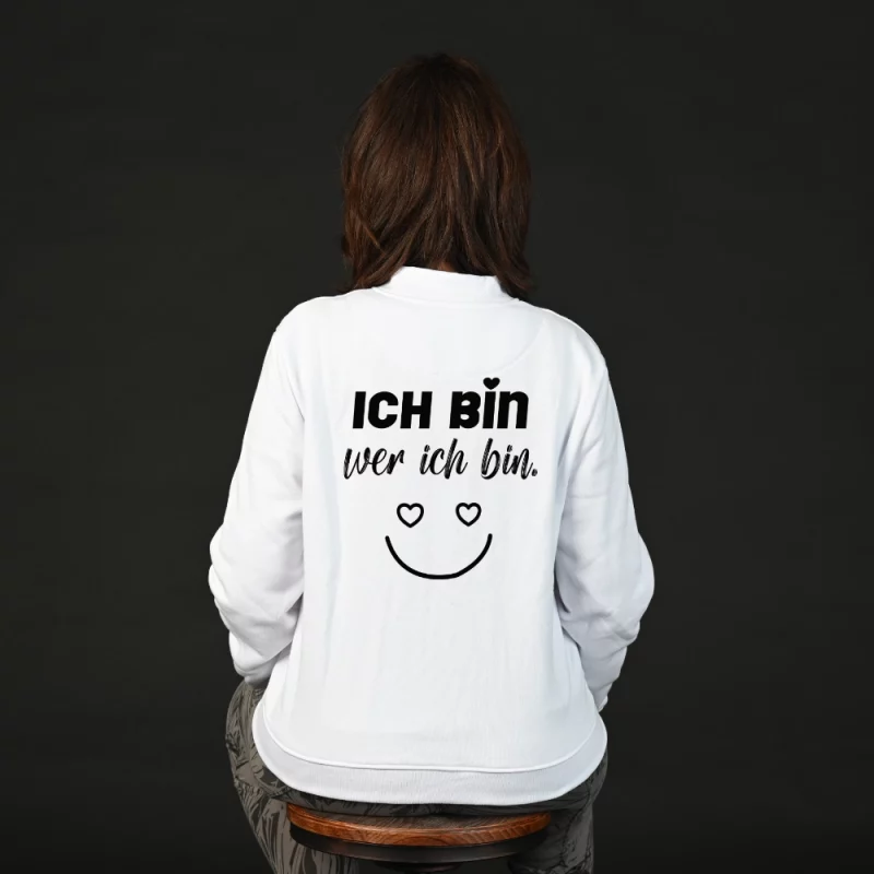 Damen Sweatjacke - Ich bin wer ich bin