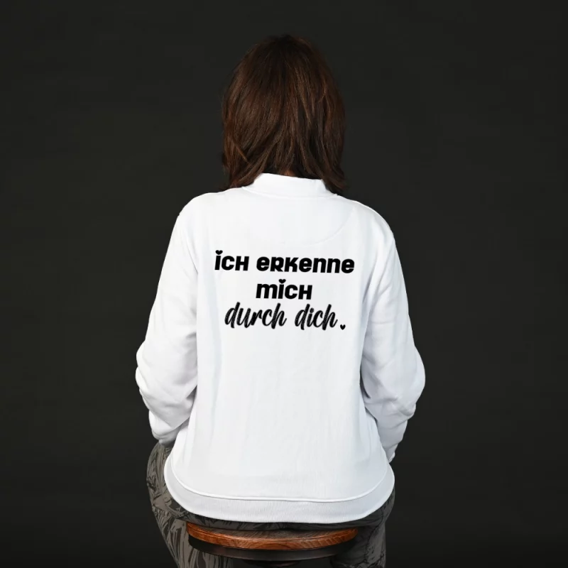 Damen Sweatjacke - Ich erkenne mich durch dich