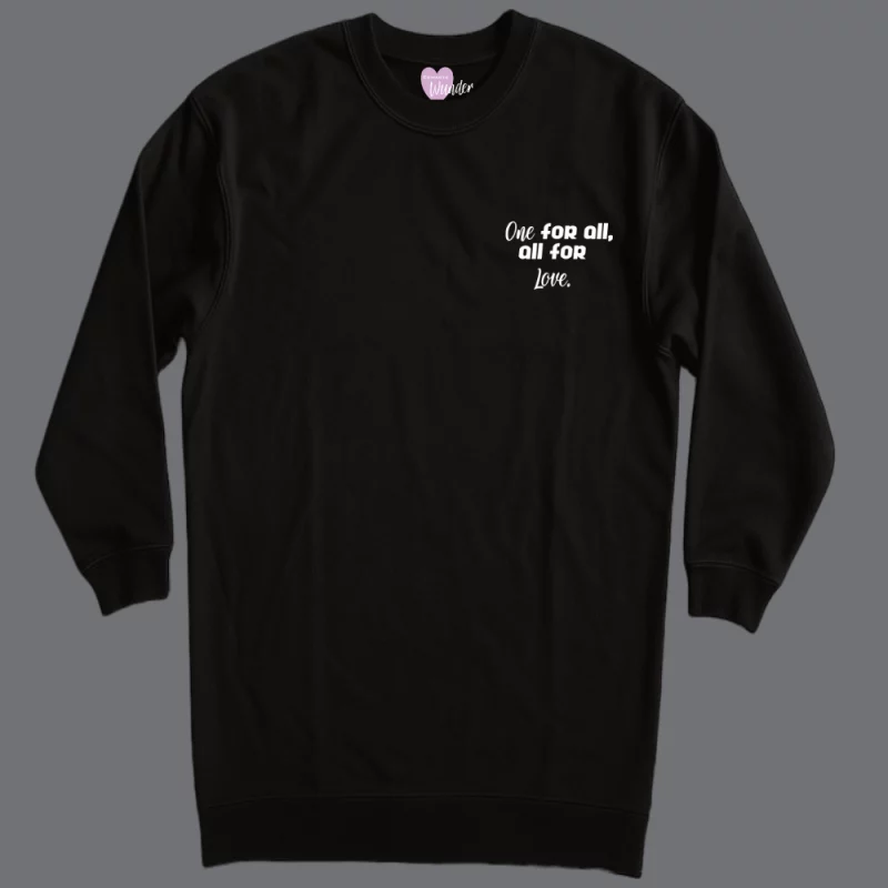 Damen Kleid langarm - One for all, all for love.