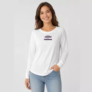 Damen Langarmshirt weiter Schnitt - Dieser Augenblick ist vollkommen