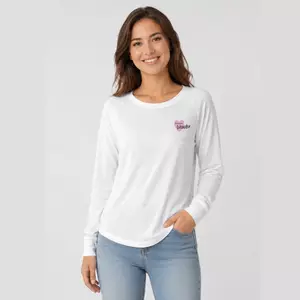 Damen Langarmshirt weiter Schnitt - Erwarte Wunder