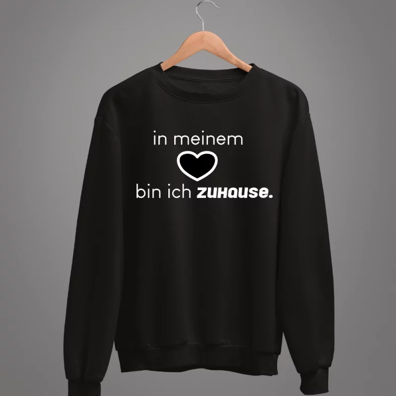 Herren Sweatshirt - In meinem Herzen bin ich zuhause
