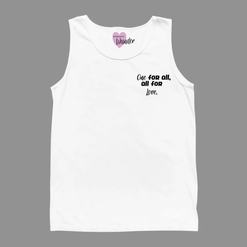 Damen Top - One for all, all for love.