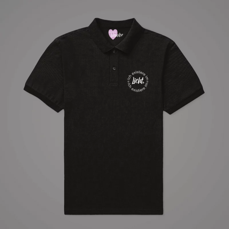 Damen Poloshirt - Ich existiere im Licht