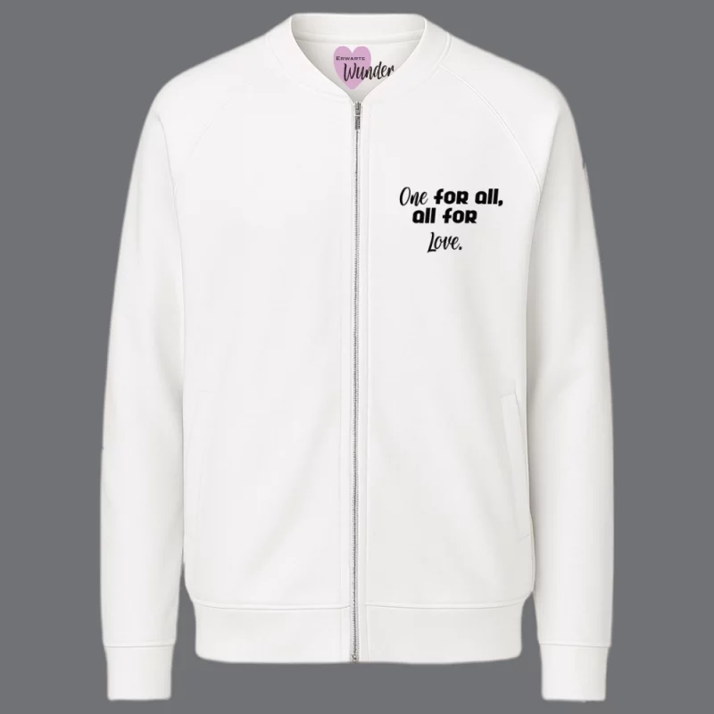 Damen Sweatjacke - One for all, all for love.