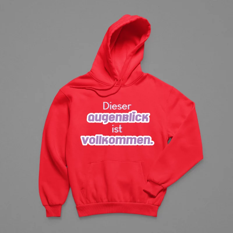 Herren Hoodie - Dieser Augenblick ist vollkommen