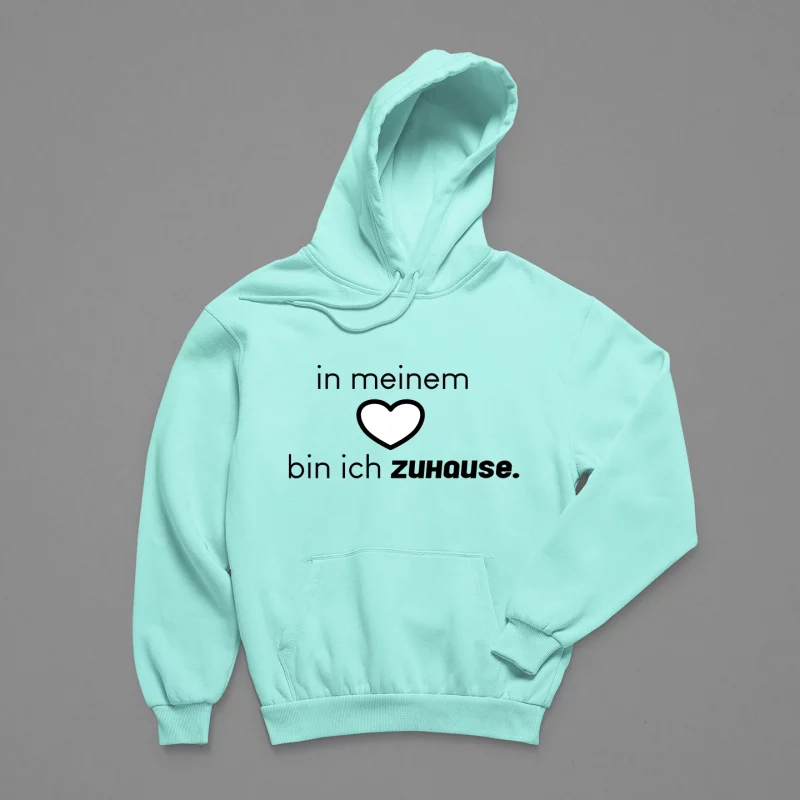 Herren Hoodie - In meinem Herzen bin ich zuhause