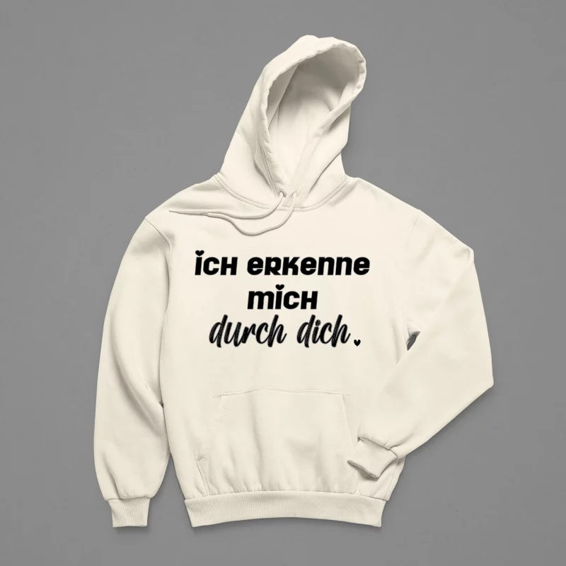 Herren Hoodie - Ich erkenne mich durch dich