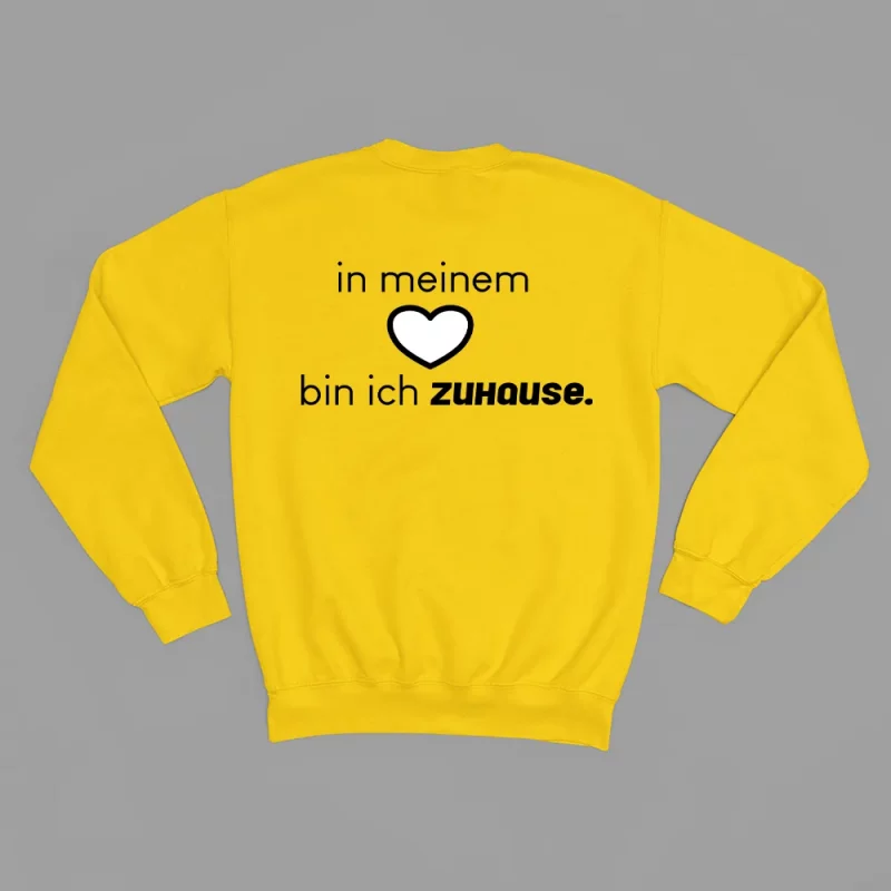 Damen Sweatshirt - In meinem Herzen bin ich zuhause