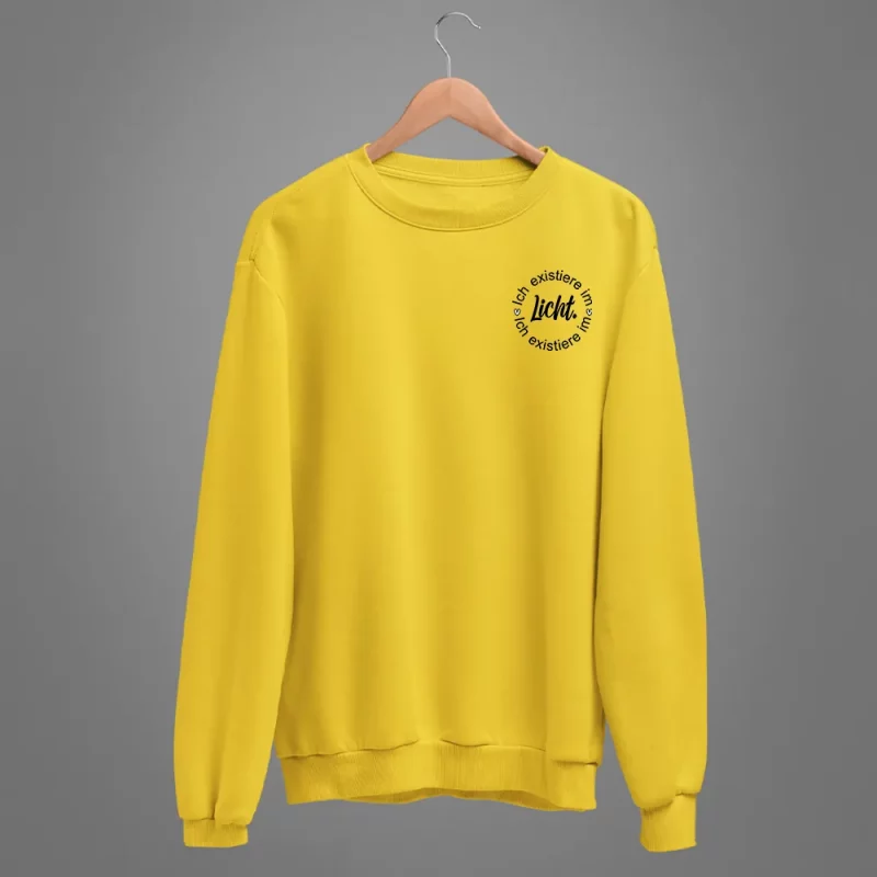 Damen Sweatshirt - Ich existiere im Licht