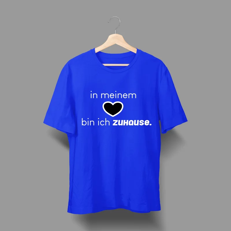 Herren T-Shirt - In meinem Herzen bin ich zuhause