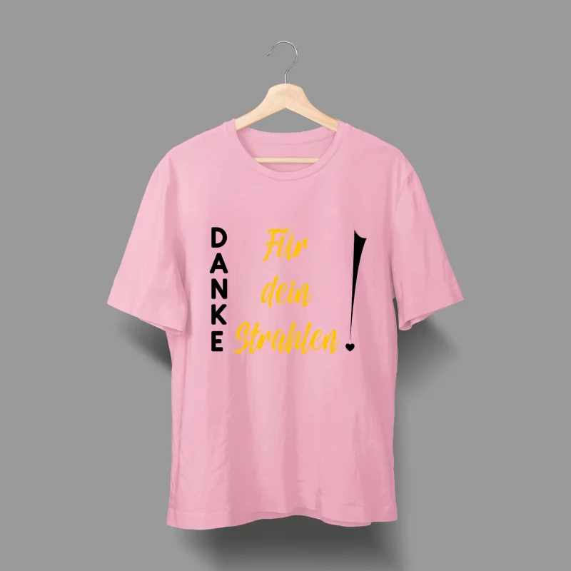 Herren T-Shirt - Danke für dein Strahlen